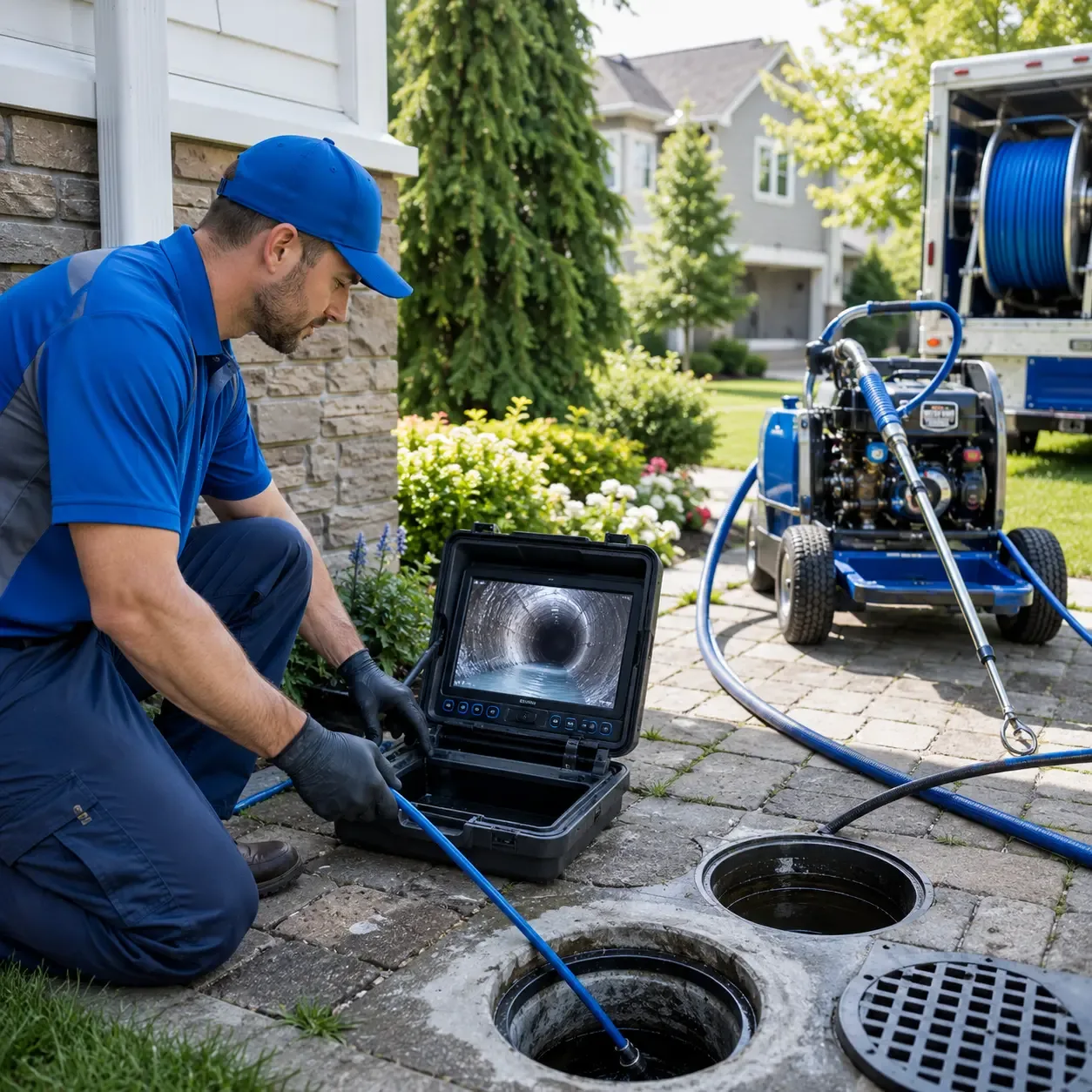 Outdoor drain cleaning professionals serving Chadds Ford, PA