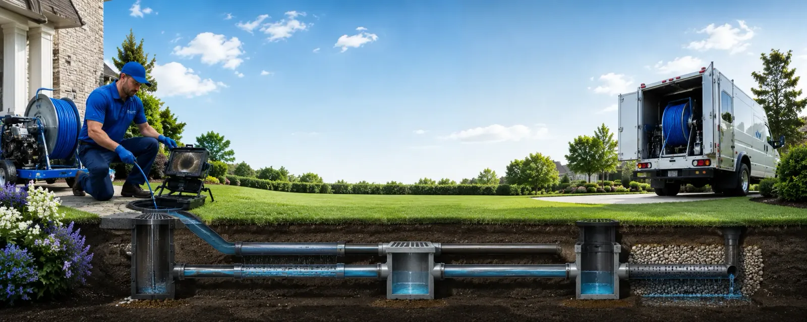 Outdoor drain cleaning information for Chadds Ford, PA
